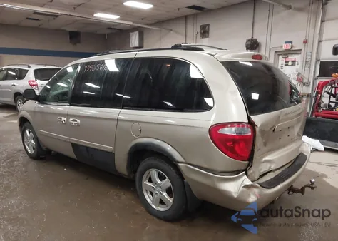 2007 Dodge Grand Caravan Sxt из США, поврежденный, VIN 2D4GP44L17R261033